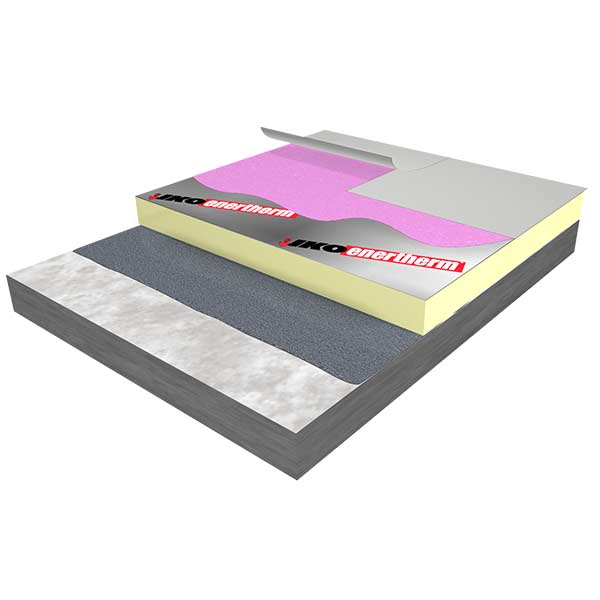 Single Ply Roofing Adhered Roof Pink
